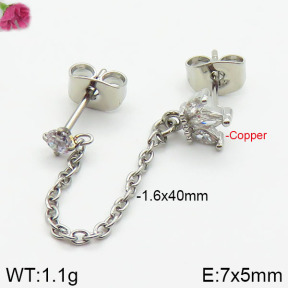 Fashion Copper Earrings  F2E400490vbnb-J147
