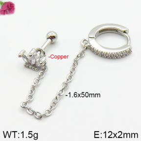 Fashion Copper Earrings  F2E400492vbnb-J147