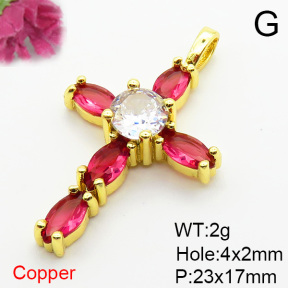 Fashion Copper Pendant  XFPC05919baka-L002