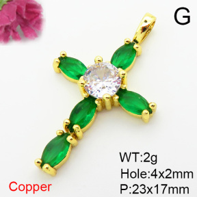 Fashion Copper Pendant  XFPC05925baka-L002