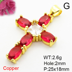 Fashion Copper Pendant  XFPC05944baka-L002