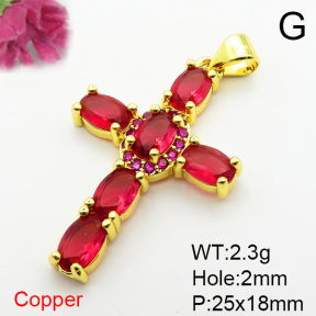 Fashion Copper Pendant  XFPC05953baka-L002