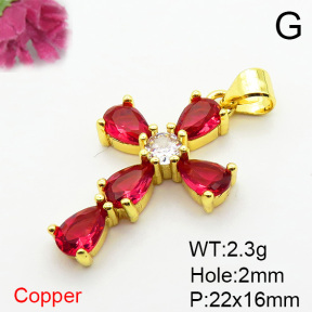 Fashion Copper Pendant  XFPC05964baka-L002