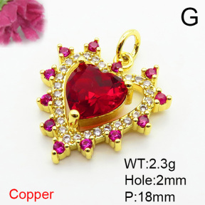 Fashion Copper Pendant  XFPC05988aajl-L002