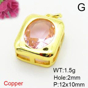 Fashion Copper Pendant  XFPC05997vail-L002