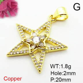 Fashion Copper Pendant  XFPC06008baka-L002