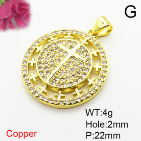Fashion Copper Pendant  XFPC06011ablb-L002