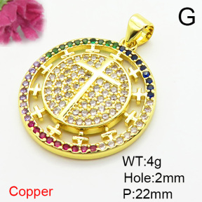 Fashion Copper Pendant  XFPC06013vbmb-L002