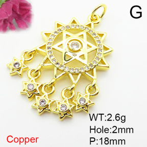 Fashion Copper Pendant  XFPC06044aakl-L002