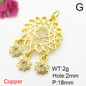 Fashion Copper Pendant  XFPC06047baka-L002