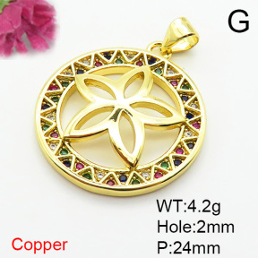 Fashion Copper Pendant  XFPC06075aakl-L002