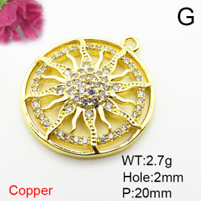 Fashion Copper Pendant  XFPC06079aakl-L002