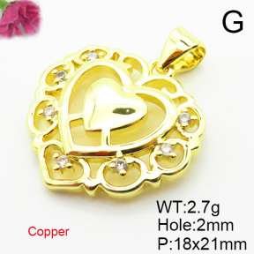 Fashion Copper Pendant  XFPC06106vail-L002