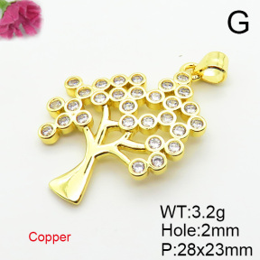 Fashion Copper Pendant  XFPC06123aajl-L002