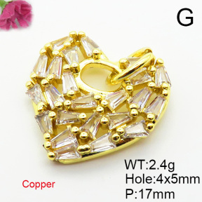 Fashion Copper Pendant  XFPC06126baka-L002