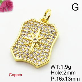 Fashion Copper Pendant  XFPC06129baka-L002