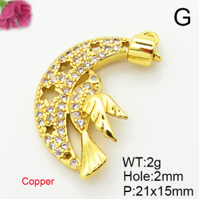 Fashion Copper Pendant  XFPC06132aajl-L002