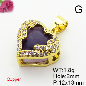 Fashion Copper Pendant  XFPC06156avja-L002