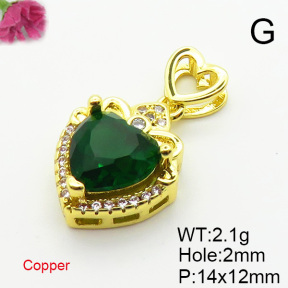 Fashion Copper Pendant  XFPC06162avja-L002