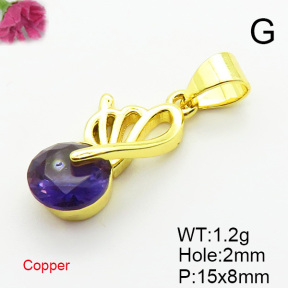 Fashion Copper Pendant  XFPC06168vaia-L002
