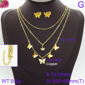 Fashion Copper Sets  F2S001672bhil-J05