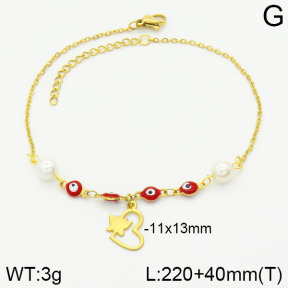 Stainless Steel Anklets  2A9000612ablb-610