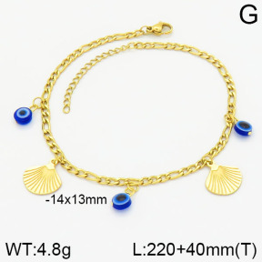 Stainless Steel Anklets  2A9000616ablb-610