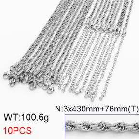Stainless Steel Necklace  6N2003487biib-G029