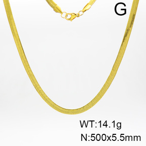Stainless Steel Necklace  6N2003498vbnl-G029