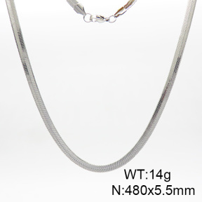 Stainless Steel Necklace  6N2003503aako-G029