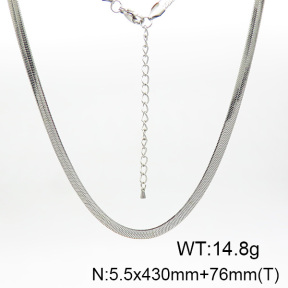 Stainless Steel Necklace  6N2003505aakn-G029