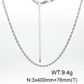 Stainless Steel Necklace  6N2003509aahp-G029