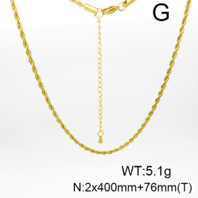 Stainless Steel Necklace  6N2003520aaji-G029
