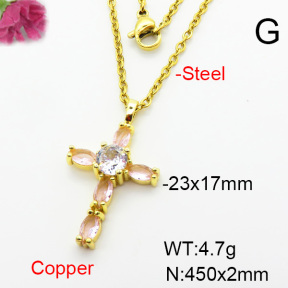 Fashion Copper Necklace  F6N403918baka-L002