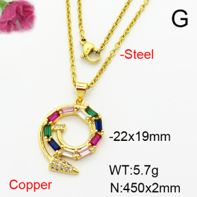 Fashion Copper Necklace  F6N403986aakl-L002