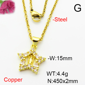 Fashion Copper Necklace  F6N404000vaia-L002