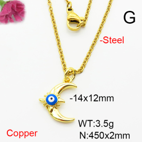 Fashion Copper Necklace  F6N404014vaia-L002