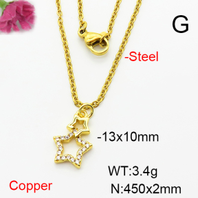 Fashion Copper Necklace  F6N404015vaia-L002
