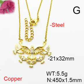 Fashion Copper Necklace  F6N404029avja-L002