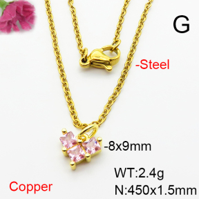 Fashion Copper Necklace  F6N404034vaia-L002