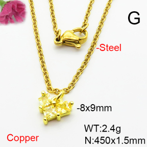 Fashion Copper Necklace  F6N404035vaia-L002
