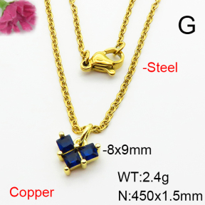 Fashion Copper Necklace  F6N404036vaia-L002