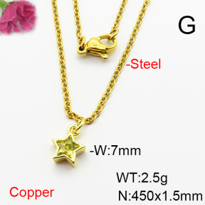 Fashion Copper Necklace  F6N404041vaia-L002