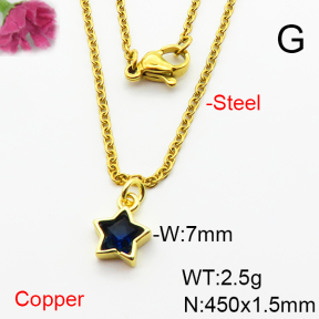 Fashion Copper Necklace  F6N404042vaia-L002