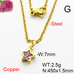 Fashion Copper Necklace  F6N404043vaia-L002