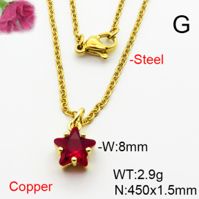Fashion Copper Necklace  F6N404050vaia-L002