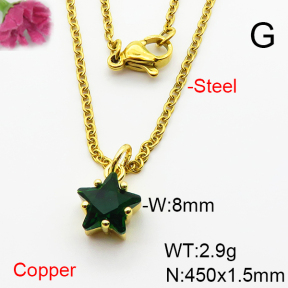 Fashion Copper Necklace  F6N404052vaia-L002