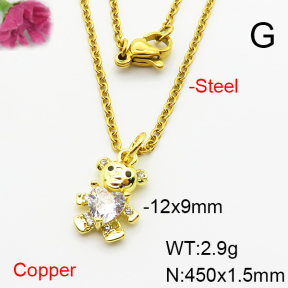 Fashion Copper Necklace  F6N404064vaia-L002