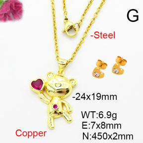 Fashion Copper Sets  F6S003767avja-L002