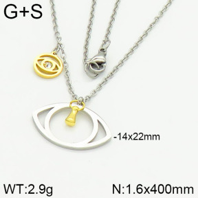 Stainless Steel Necklace  2N4000842ablb-666
